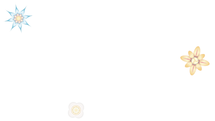 Cloud and flower background